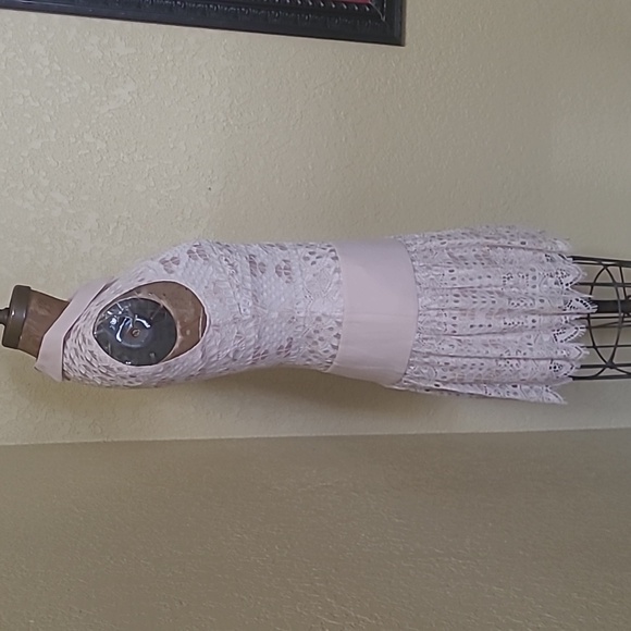 BCBG MAXAZRIA Marsha Collar Lace Mini Dress Size 4 - Picture 7 of 9